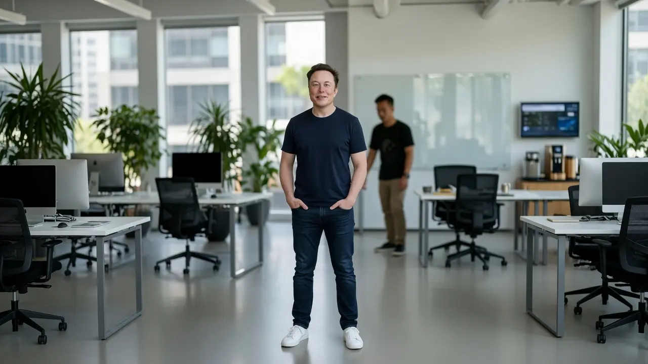 Elon Musk Symbolbild KI generiert